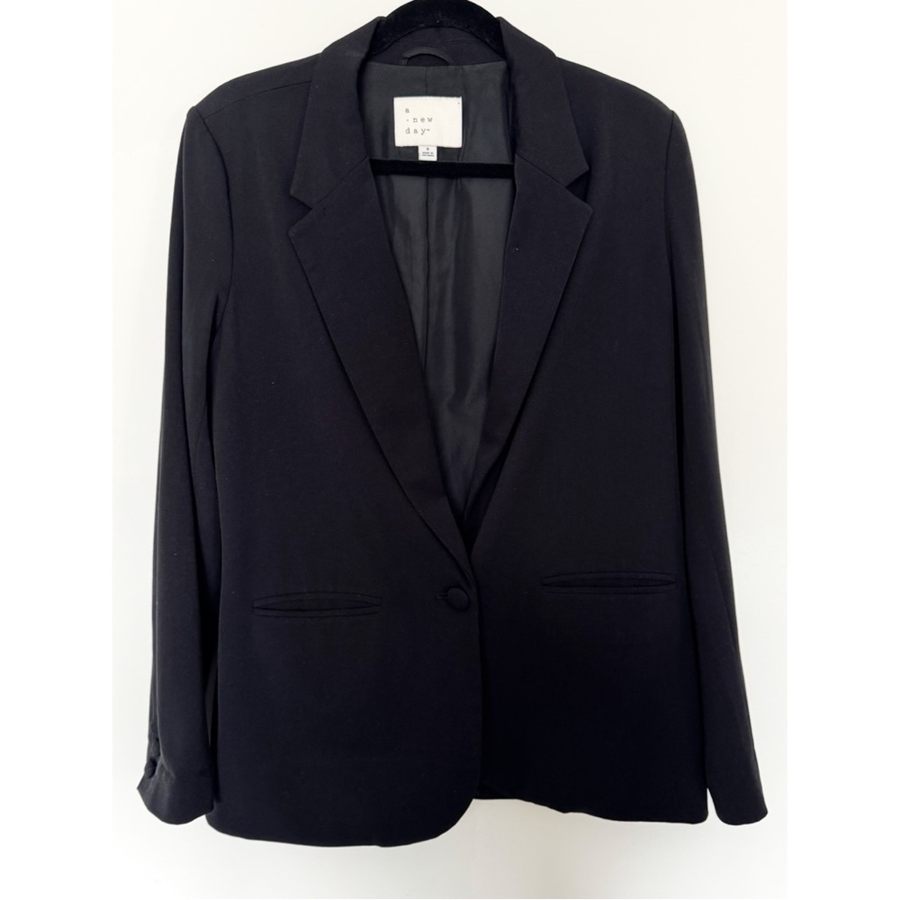 a new day black blazer, size 8